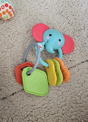 Beden fisher price diş kaşıyıcı ve çıngırak