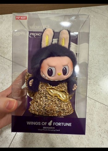 Pop Mart Labubu Wings of Fortune Altın Renkli Peluş Oyuncak
