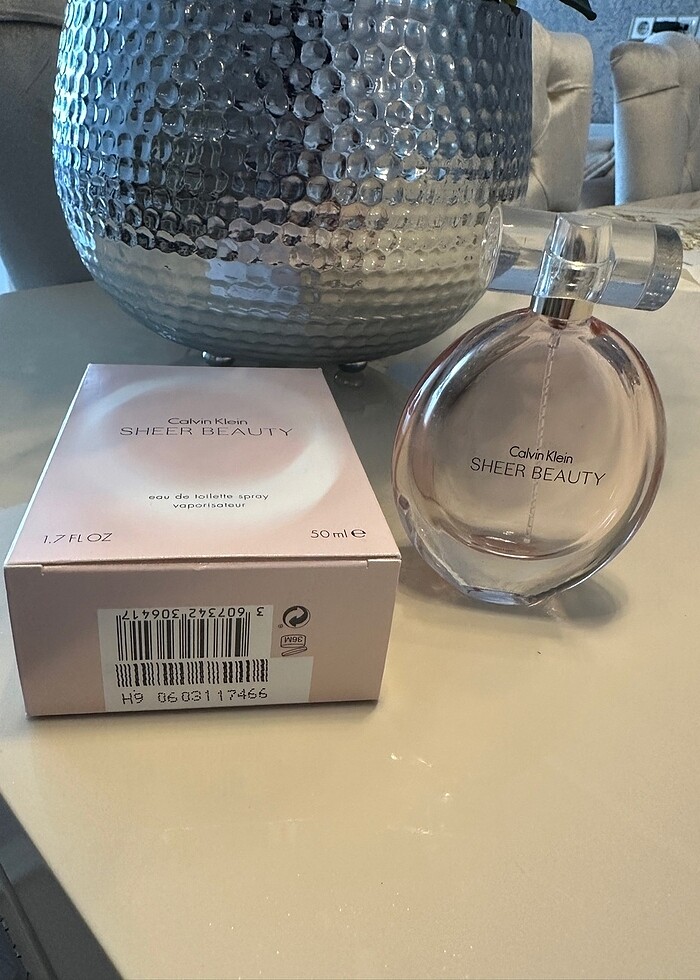 Calvin klein sheer beauty boş parfüm şişesi - Görsel 3