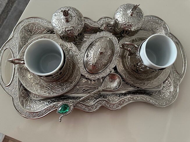 Bakır fincan takımı - Görsel 2