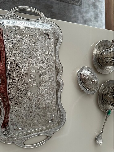 Bakır fincan takımı - Görsel 4