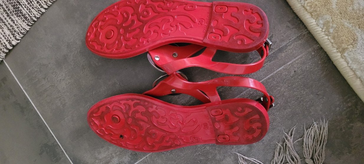 Armani J Kırmızı Kadın Tokalı Biker Manşet Düğmeleri - Görsel 2