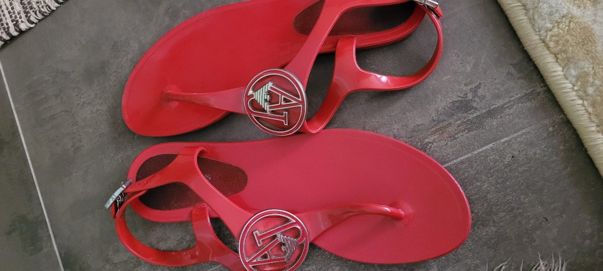 Armani J Kırmızı Kadın Tokalı Biker Manşet Düğmeleri - Görsel 3