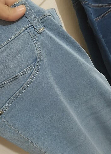 xl Beden mavi Renk Dar paça Jeans