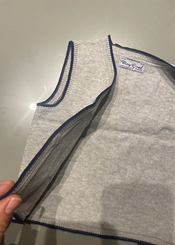 Erkek Çocuk Gri Triko Süveter - Görsel 3