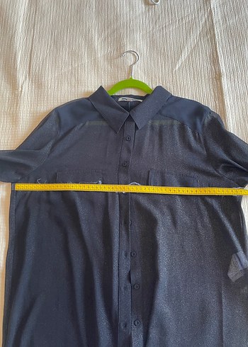 İpekyol Siyah Transparan Gömlek - Görsel 4