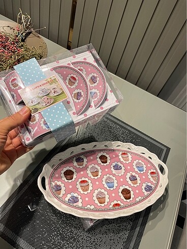 2 kişilik Türk kahvesi fincanı ve takım tepsisi - Görsel 4