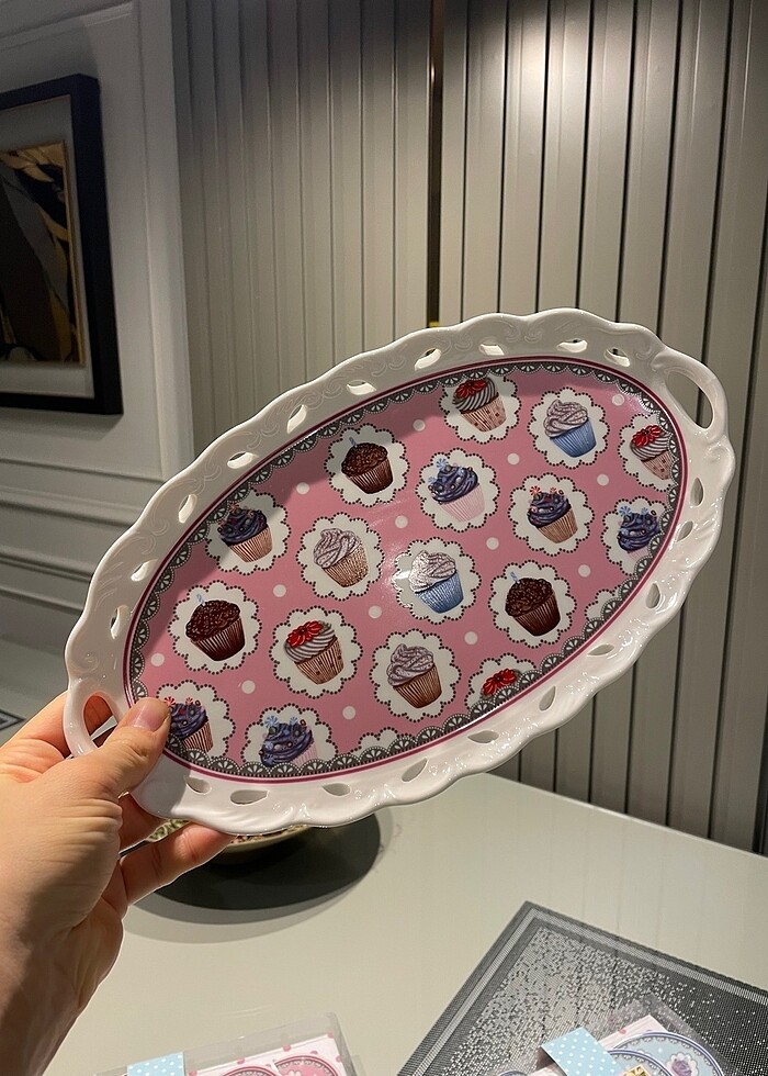 2 kişilik Türk kahvesi fincanı ve takım tepsisi - Görsel 5