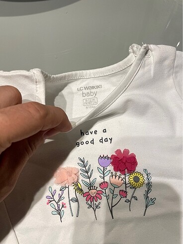 KıZ bebek uzun kollu body - Görsel 2