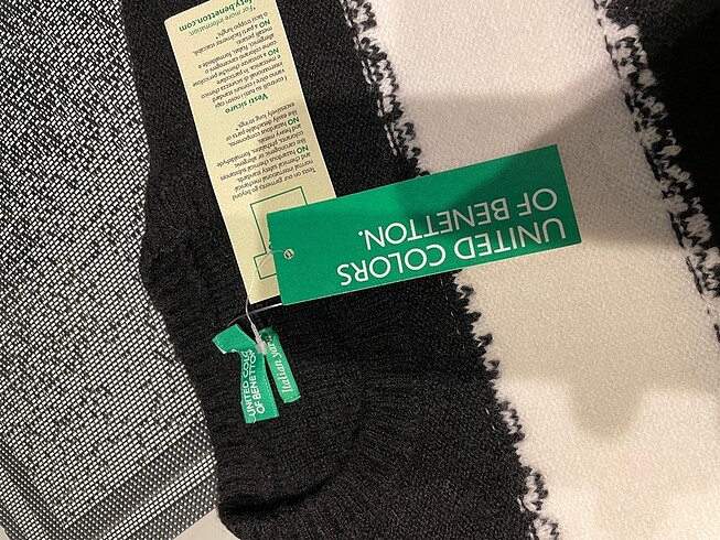 8 Yaş Beden çeşitli Renk U.C Benetton Unisex çocuk kazak