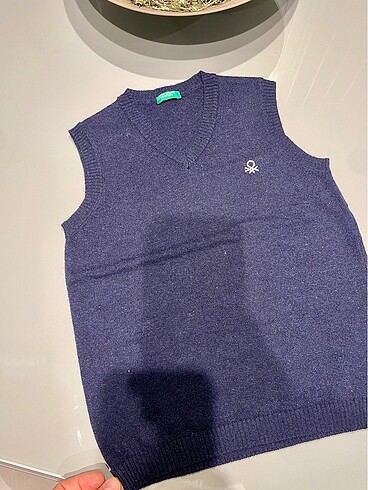 Benetton Benetton çocuk yünlü süveter 6-7 yaş
