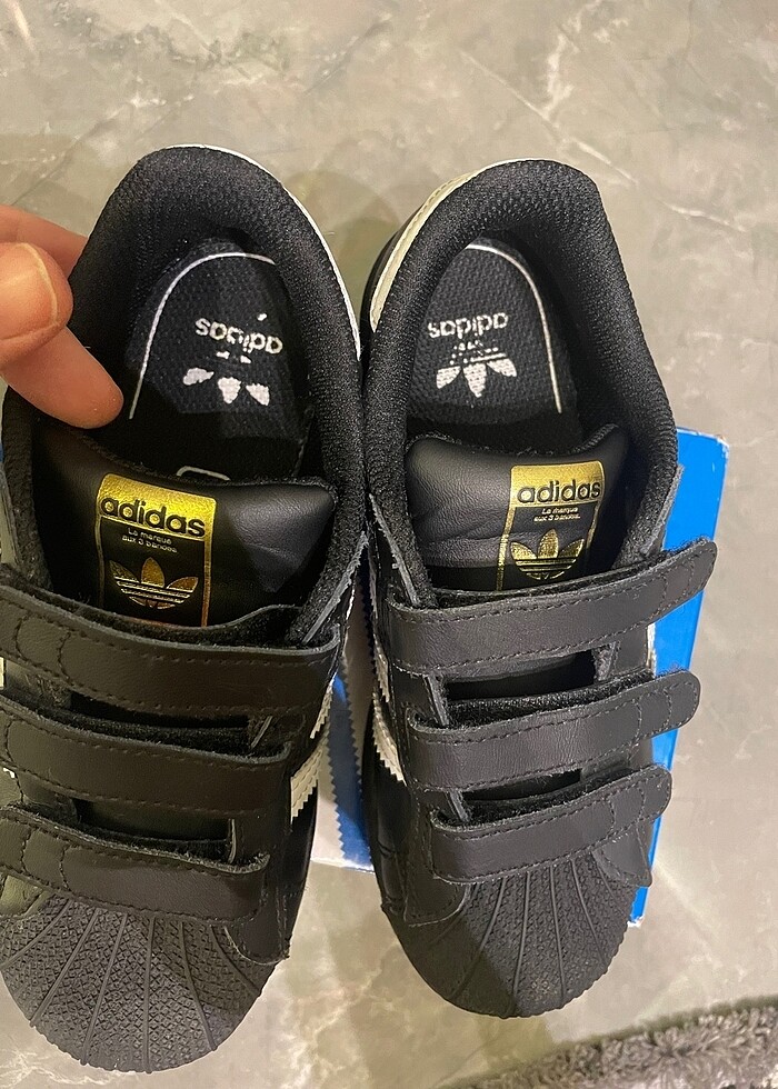 Orjinal Adidas Süperstar unisex çocuk - Görsel 5