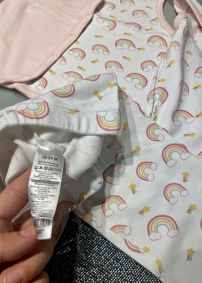 Kız çocuk yelek tayt chakra takım - Görsel 3