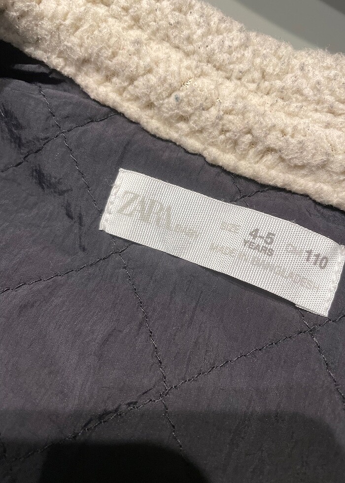 Zara kids kapitoneli mevsimlik ceket - Görsel 4