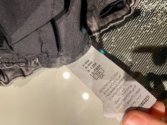 18-24 Ay Beden gri Renk GB baby B&G store kız çocuk kot