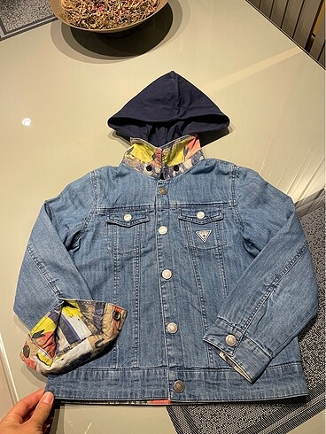7 Yaş Beden çeşitli Renk Guess Kids çocuk kot ceket