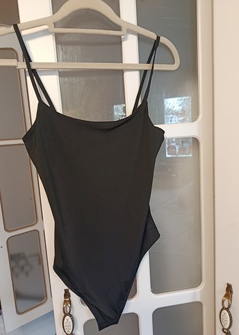 Pull& bear dikişsiz siyah body - Görsel 2