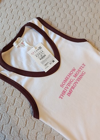 Pull&bear beyaz tshirt - Görsel 2