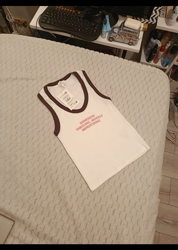 Pull&bear beyaz tshirt - Görsel 5