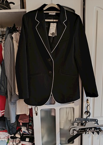 Mango Siyah Kadın Blazer Ceket - Görsel 2