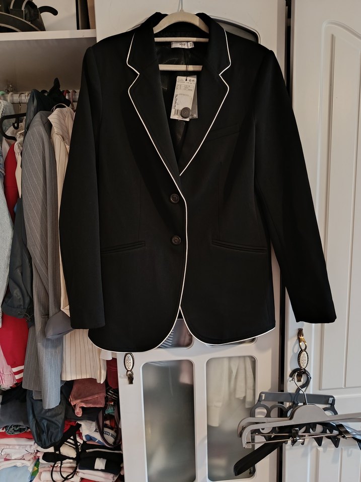 Mango Siyah Kadın Blazer Ceket - Görsel 2