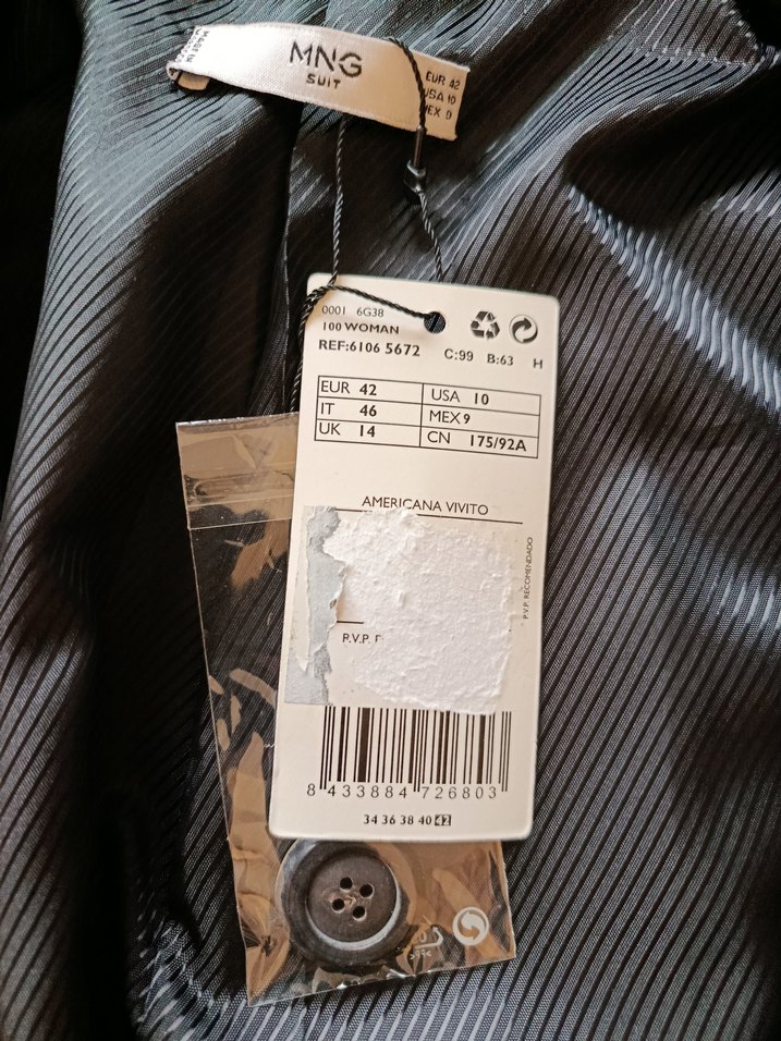 Mango Siyah Kadın Blazer Ceket - Görsel 4