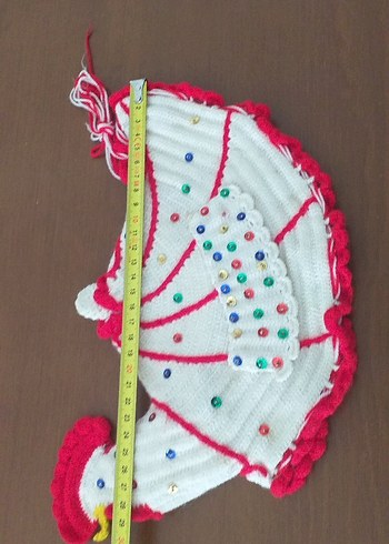 Vintage tavuklu tutacak - Görsel 5