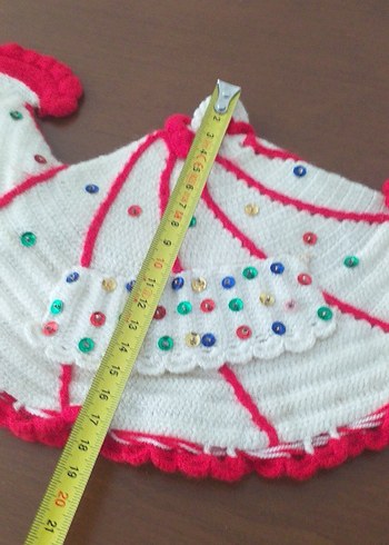 Vintage tavuklu tutacak - Görsel 4