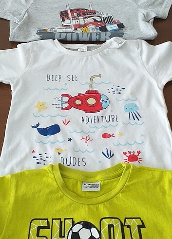 3-4 Yaş kısa kollu t-shirt