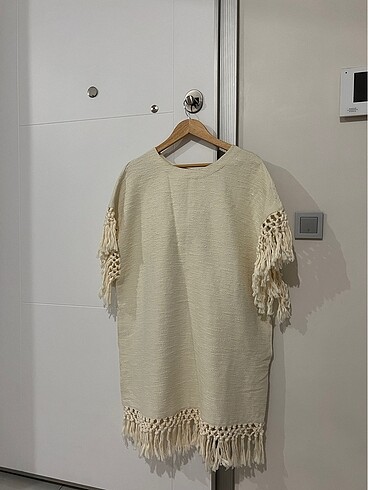 H&M Makrome detaylı elbise