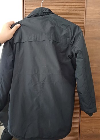 LC Waikiki Gri Düğmeli Erkek çocuk mont