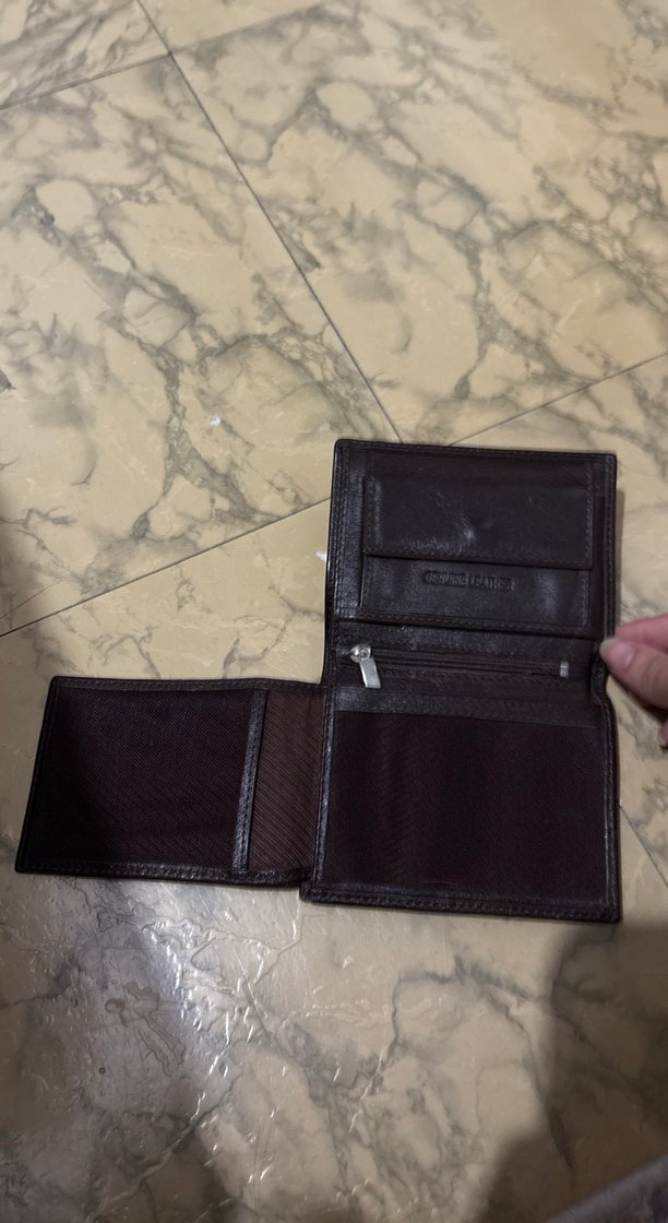 Koyu Kahverengi Minimalist Erkek Cüzdanı - Görsel 3