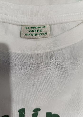 LC Waikiki Beyaz Baskılı erkek Çocuk Tişörtü