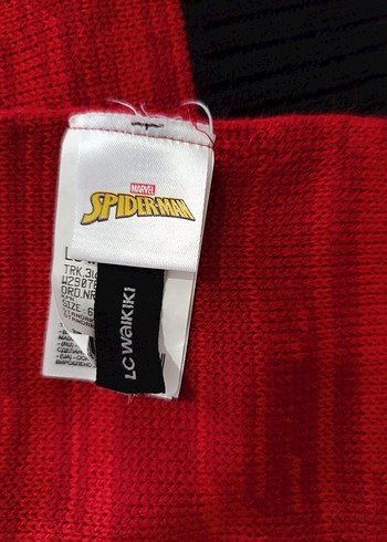 Kırmızı Siyah Nakışlı Erkek Atkı - Görsel 3