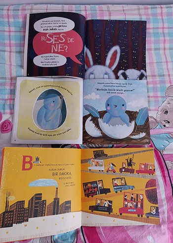 Çocuklar İçin 5 Renkli Kitap Seti - Görsel 2