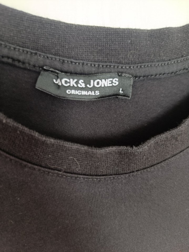 Jack & Jones Siyah Baskılı Erkek Tişört - Görsel 2