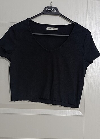 Pull & bear crop t-shirt 