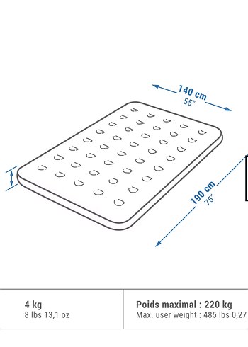 Çift Kişilik Şişme Yatak - Görsel 3
