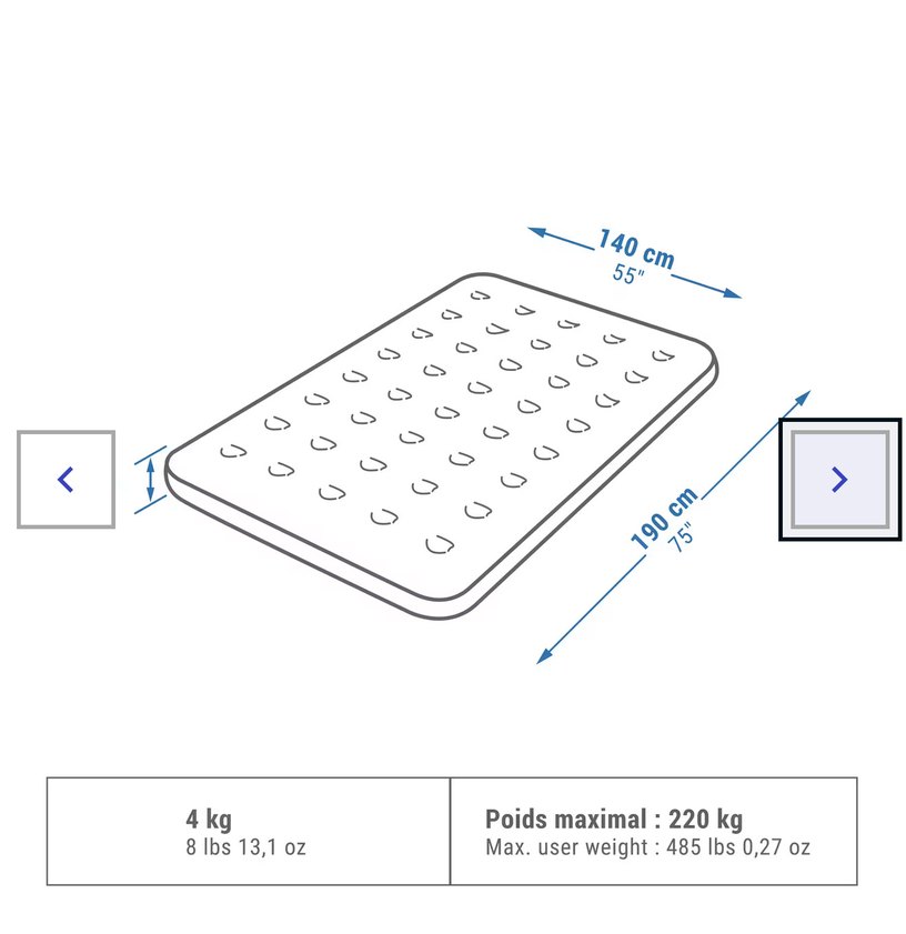 Çift Kişilik Şişme Yatak - Görsel 3
