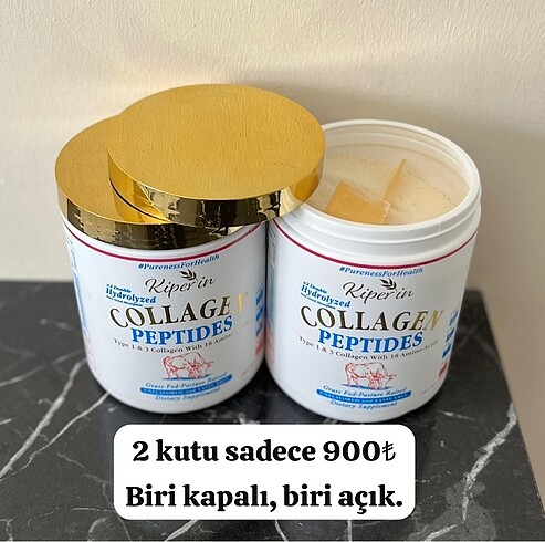 KİPERİN COLLAGEN PEPTİDES - 2 KUTU SADECE 900?