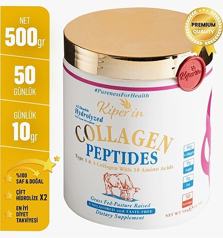 Beden KİPERİN COLLAGEN PEPTİDES - 2 KUTU SADECE 900?