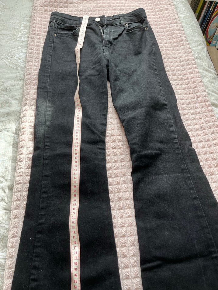 Zara 36 beden siyah Denim Pantolon - Görsel 4