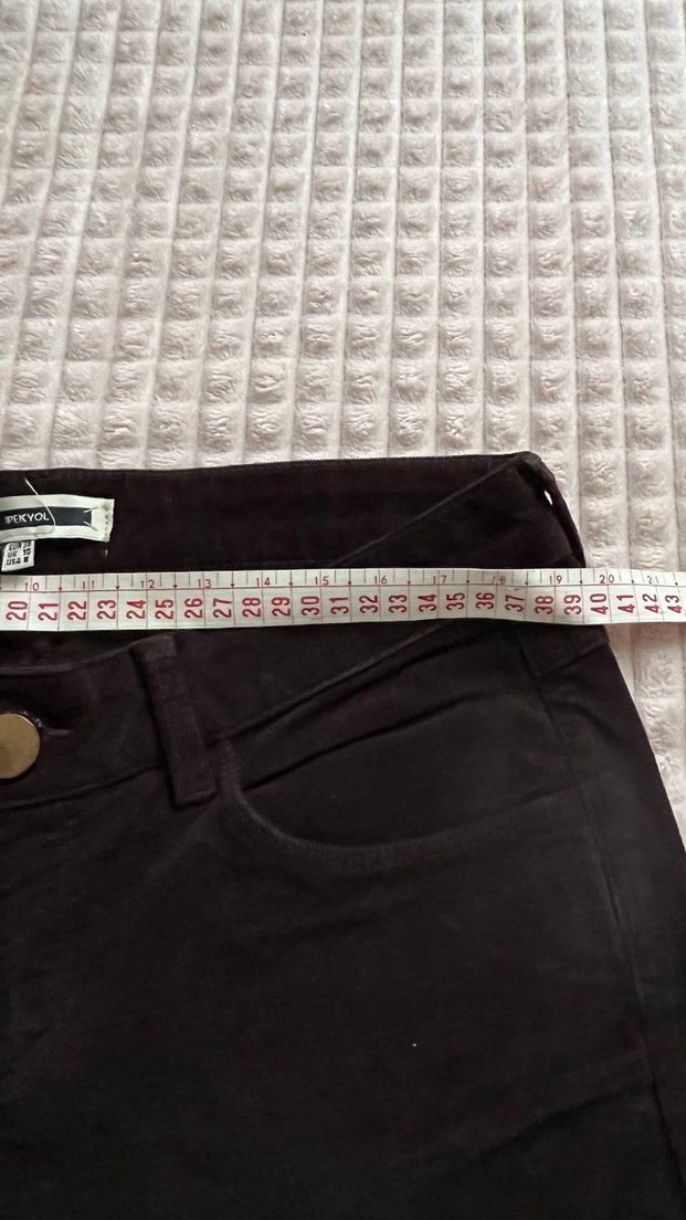 İpekyol kadife pantolon - Görsel 5