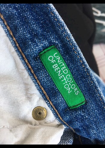 Kadın Gri Mavi Bol Kesim  Kot Pantolon - Görsel 6