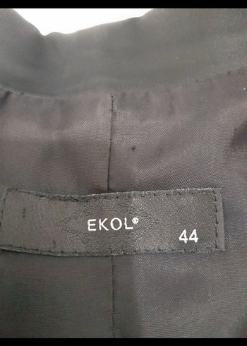 Saten Siyah Kadın Blazer Ceket - Görsel 2