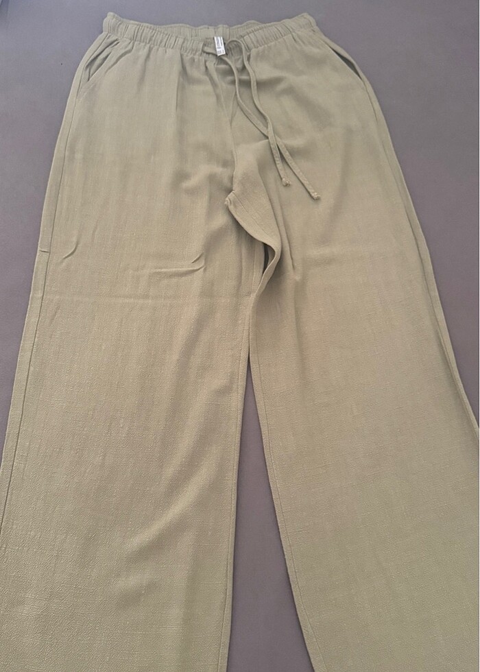 Keten pantolon - Görsel 2