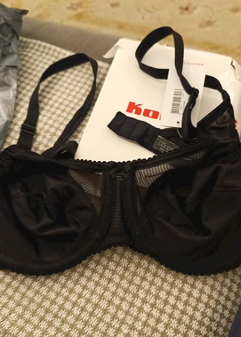 Siyah Baskılı 75c Kom Nelly toparlayıcı  Sütyen - Görsel 5