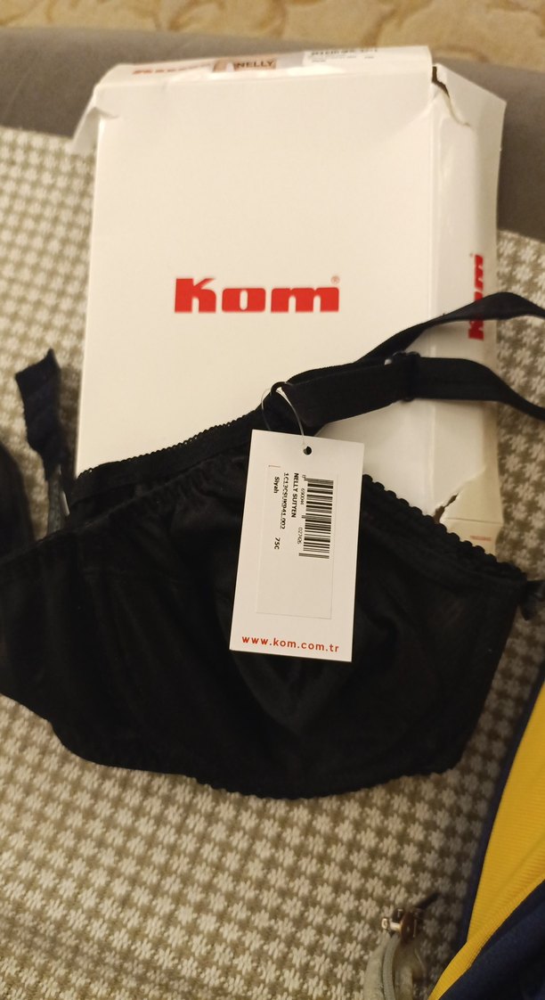 Siyah Baskılı 75c Kom Nelly toparlayıcı  Sütyen - Görsel 4