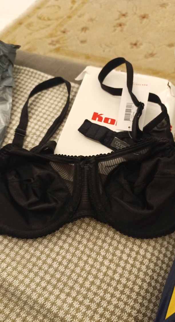 Siyah Baskılı 75c Kom Nelly toparlayıcı  Sütyen - Görsel 5