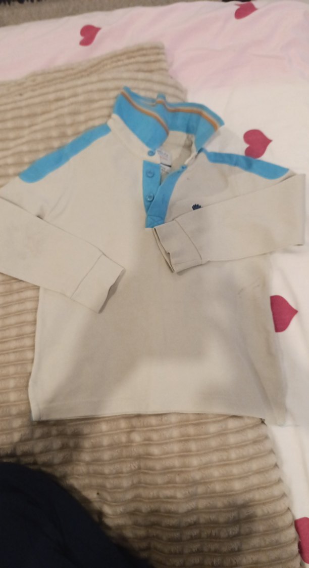 Mavi Erkek Polo Tişört Düğmeli Kısa Kollu Okyanus koleji  store - Görsel 2